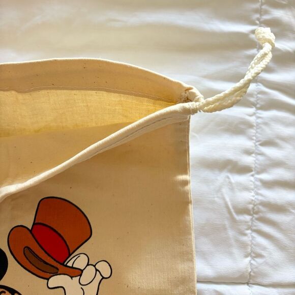 Vintage Mickey Mouse Walt Disney Productions Canvas Tote Bag - NWOT - Picture 3 of 5
